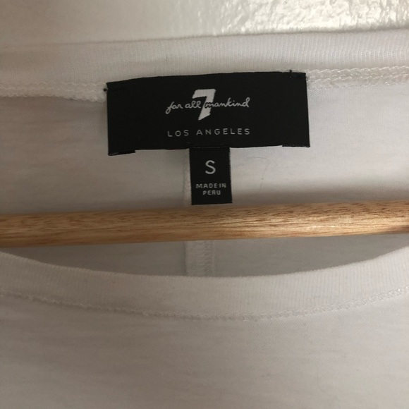 7 For All Mankind Long Sleeve Top. Sz S - Picture 6 of 7